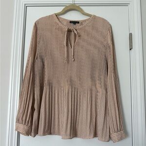 Adrianna Papell Polka Dot Blouse